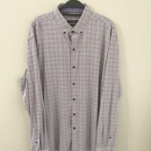 Bugatchi Long Sleeve Button Up Shirt